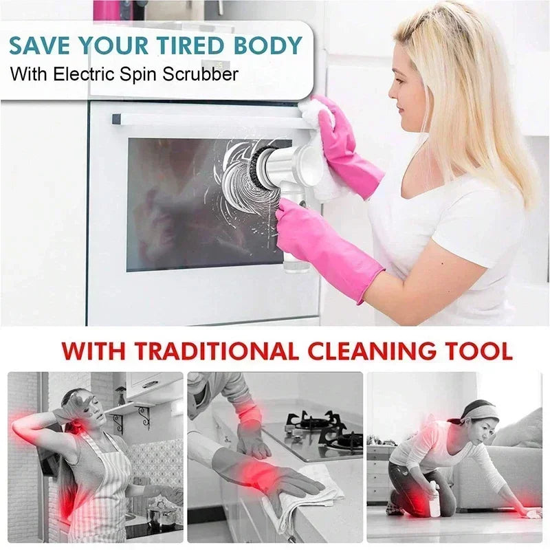 Cordless Electric Scrubber