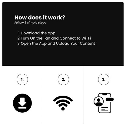 3D Hologram Display Fan