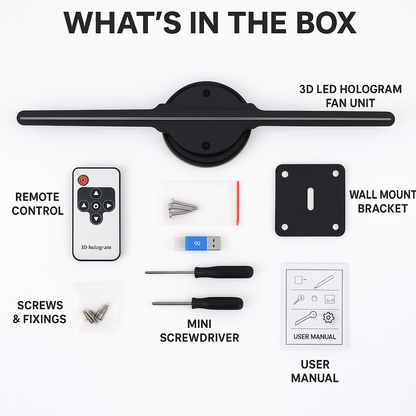 3D Hologram Display Fan