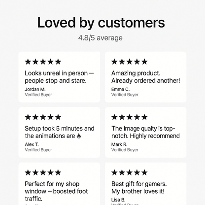 3D Hologram Display Fan